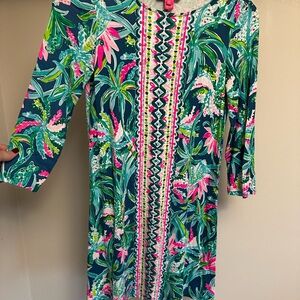 Lilly Pulitzer Tropical Long Sleeve Dress